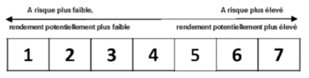 échelle de risque et de volatilité